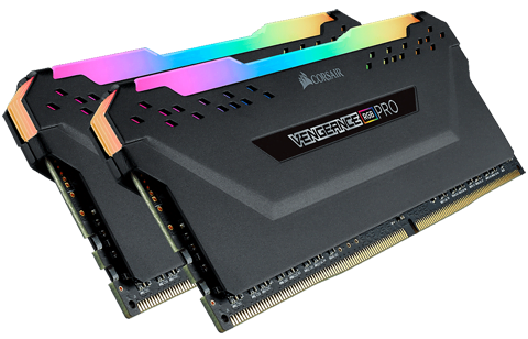 CORSAIR Vengeance RGB Pro 16GB (2 x 8GB) 288-Pin DDR4 DRAM DDR4 3200 (PC4 25600) Desktop Memory Model 
