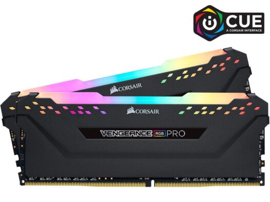 CORSAIR Vengeance RGB Pro 16GB (2 x 8GB) 288-Pin DDR4 DRAM DDR4 3200 (PC4 25600) Desktop Memory Model