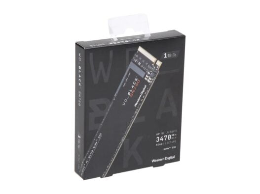 Western Digital WD BLACK SN750 NVMe M.2 2280 1TB pakistan